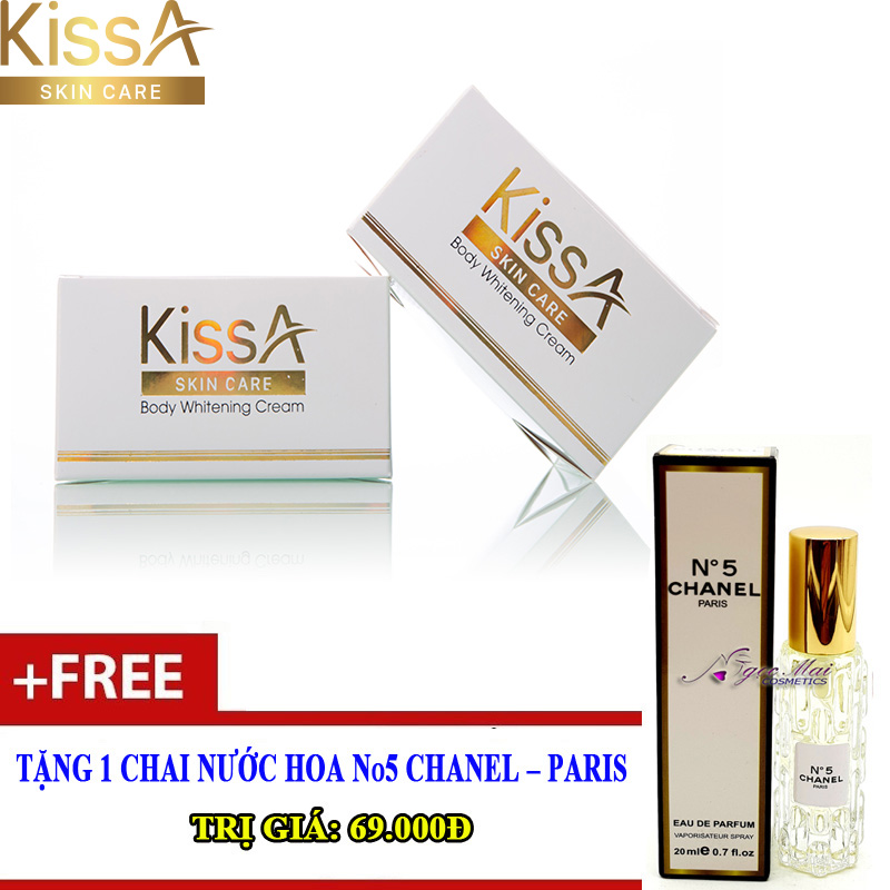Kem dưỡng trắng da toàn thân Collagen KissA (200g)