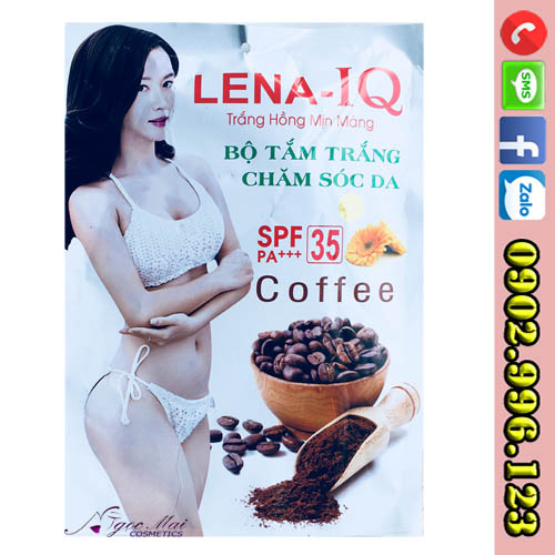Bộ tắm trắng chăm sóc da toàn thân chiết xuất từ hạt cà phê Q46 LENA-IQ
