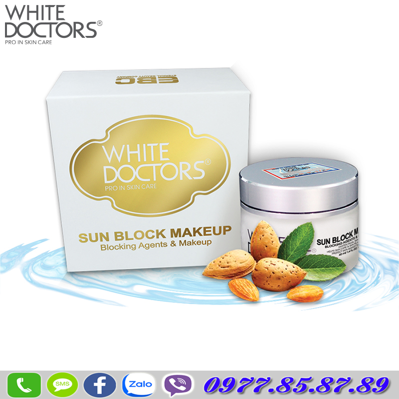 Kem chống nắng - Trang điểm da mặt WHITE DOCTORS (40ml)